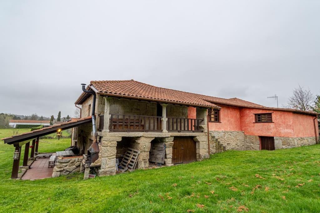 Casa De Campo Con Piscina, Entera O Por Habitaciones Amoeiro Bagian luar foto