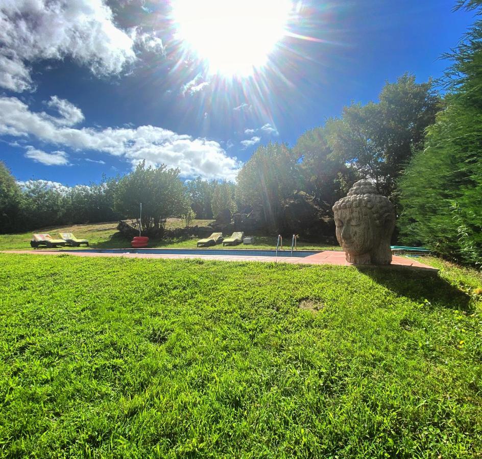 Casa De Campo Con Piscina, Entera O Por Habitaciones Amoeiro Bagian luar foto